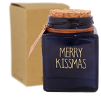 Sojakaars Glas met kurk XL (Merry Kissmas) | My Flame