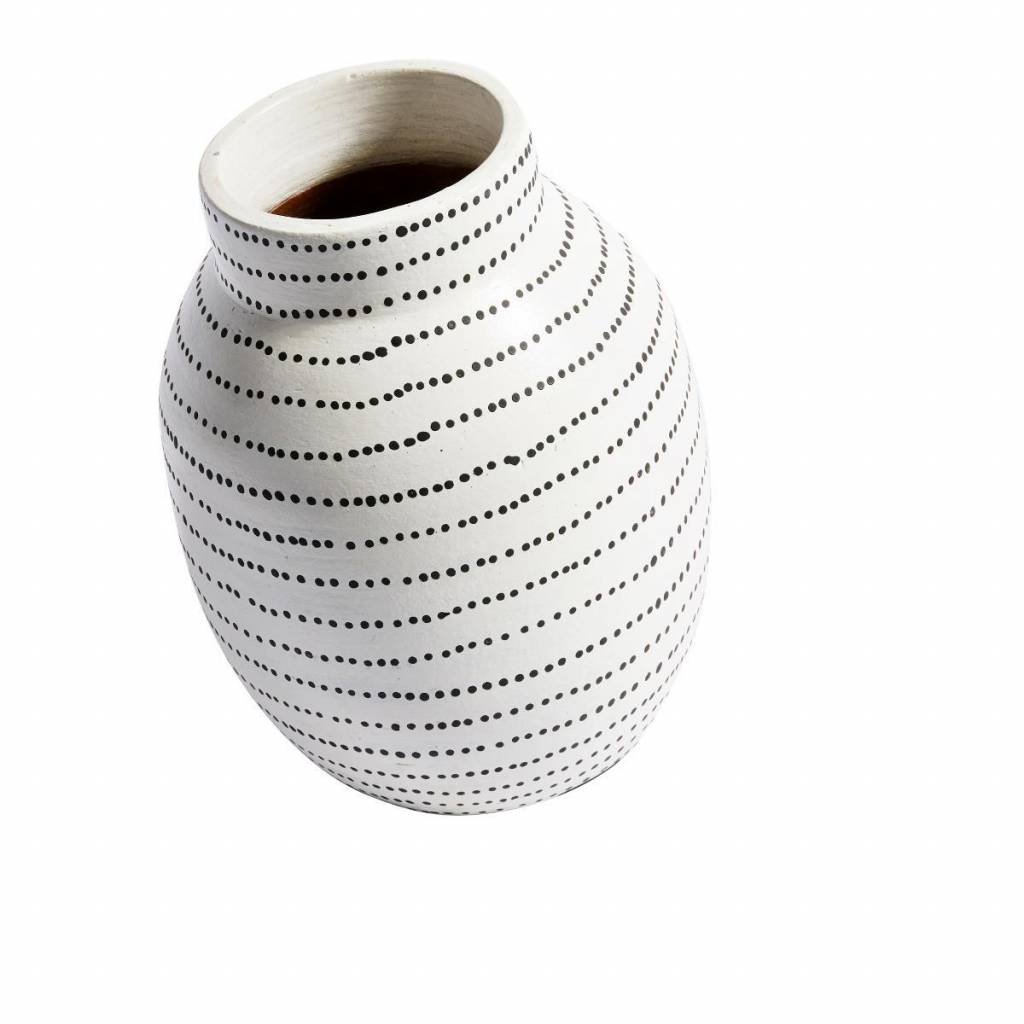 Vase / Vase Ocean - Terrakottaweiß