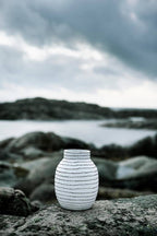 Vase / Vase Ocean - Terrakottaweiß