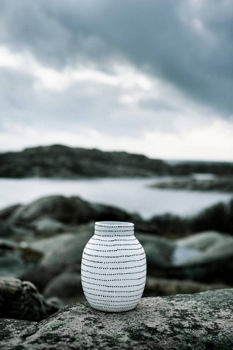 Vase / Vase Ocean - Terrakottaweiß