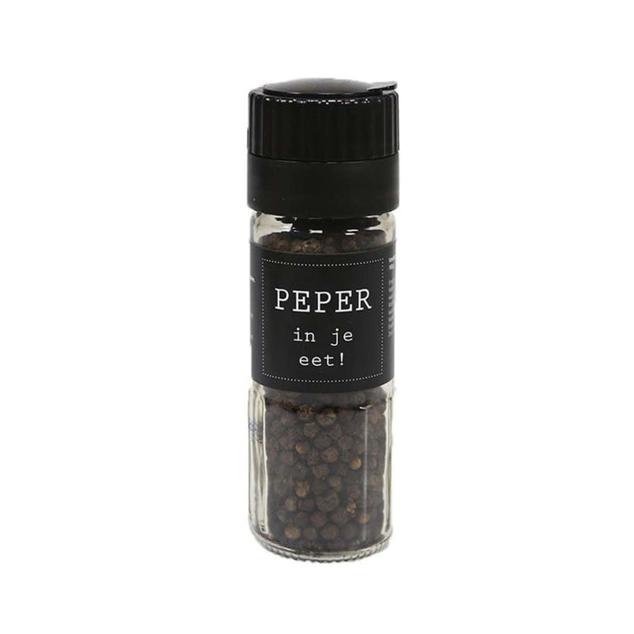 Pepper in your food! - Pepper - Small - Peppercorns with mill