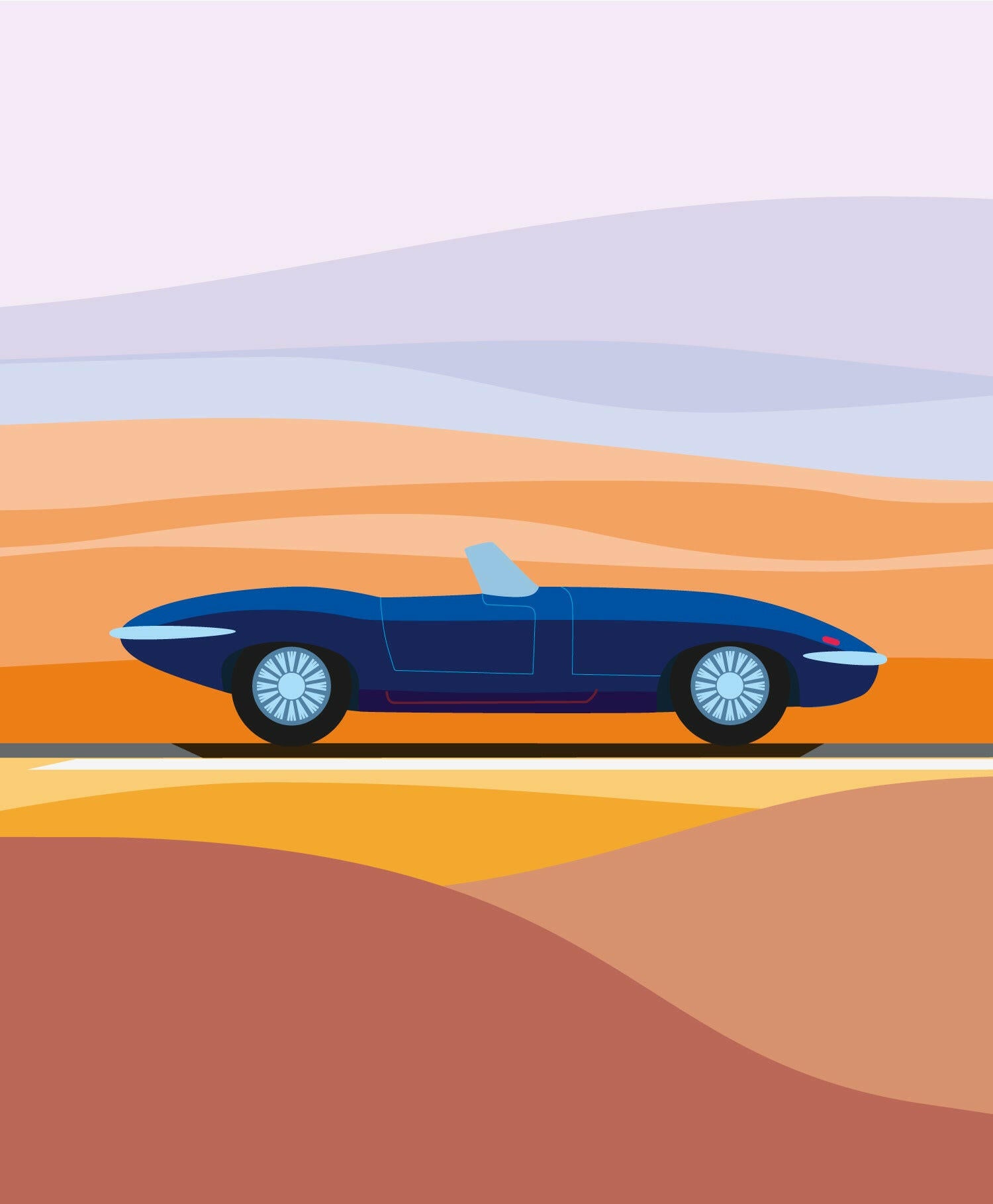 Cool Classic Car - E-type - Bijzondercadeau.nl