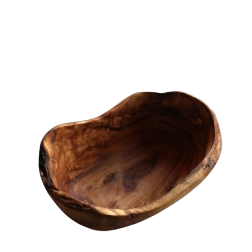 Bowl Olive wood Oblong Natural edge - Fruit - Large