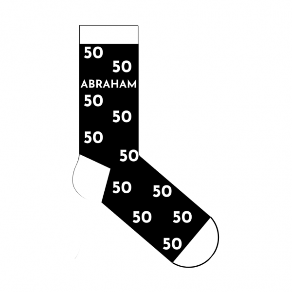 Socken – Abraham 50 Jahre – Größe 40/45