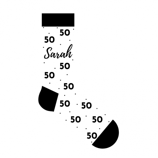 Socks – Sarah 50 Years - Size 36/40