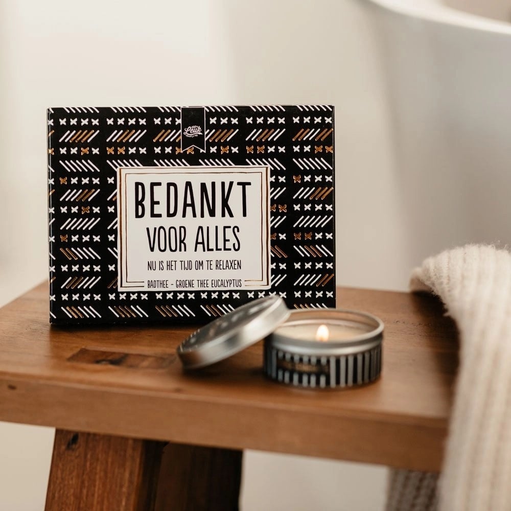 Geurkaars Laten we vlammen | 100% Leuk