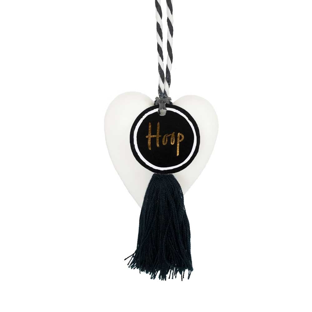 Zeephart Hart onder de Riem - Wit - - Bijzondercadeau.nl