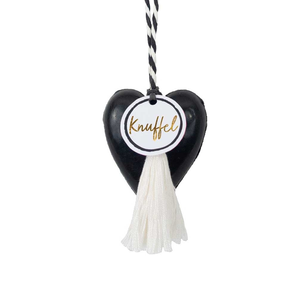 Zeephart Hart onder de Riem - Zwart - - Bijzondercadeau.nl