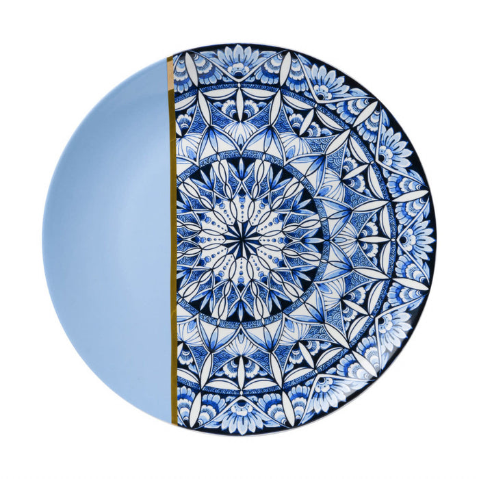 Wandteller Mandala Blau Ø 31 cm