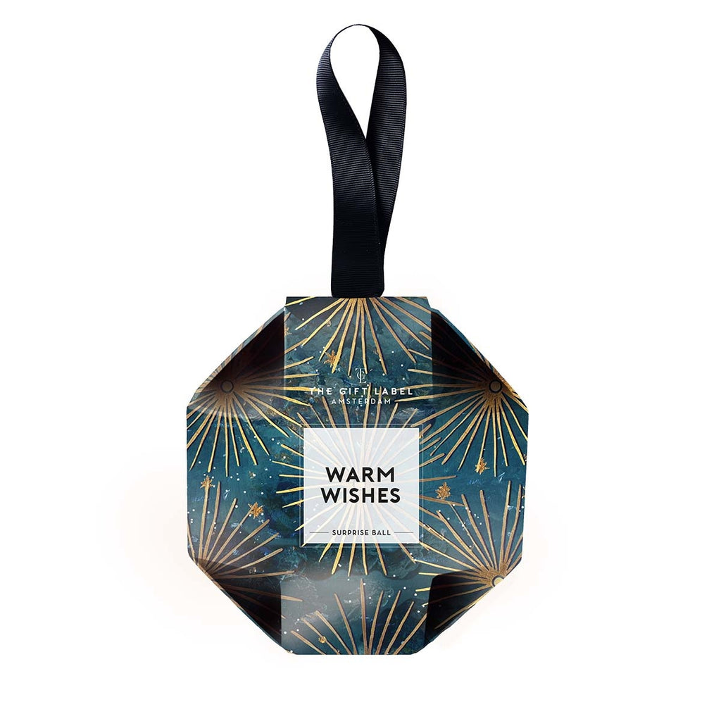 Kerst Ornament - Surprise - Warm Wishes - Bal | The Gift Label