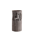 Gaia Laterne / Vase S - Schokoladensteinzeug - Ø12xH25 cm