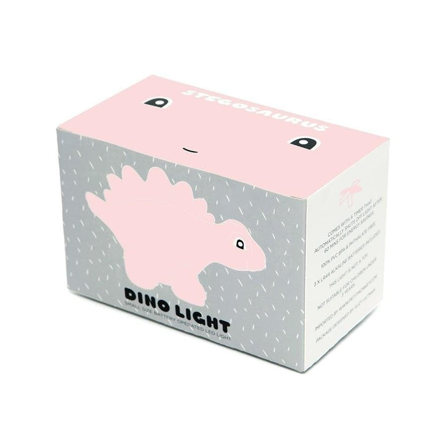 Night light - Dino Stegosaurus - Peach