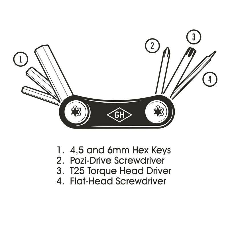 Mini Fiets Multi-Tool | Gentlemen's Hardware