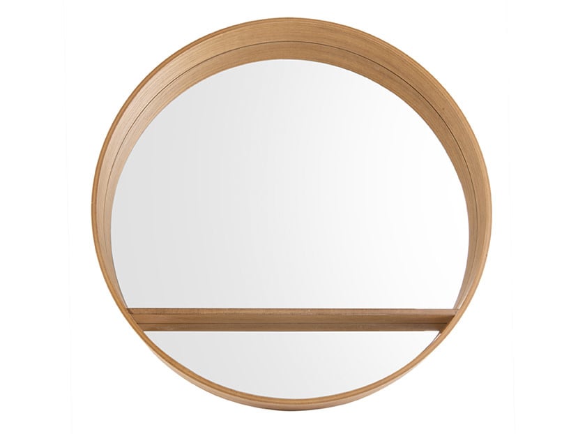 Wandspiegel Mirror Sheer – Holz – Natur – 61 cm