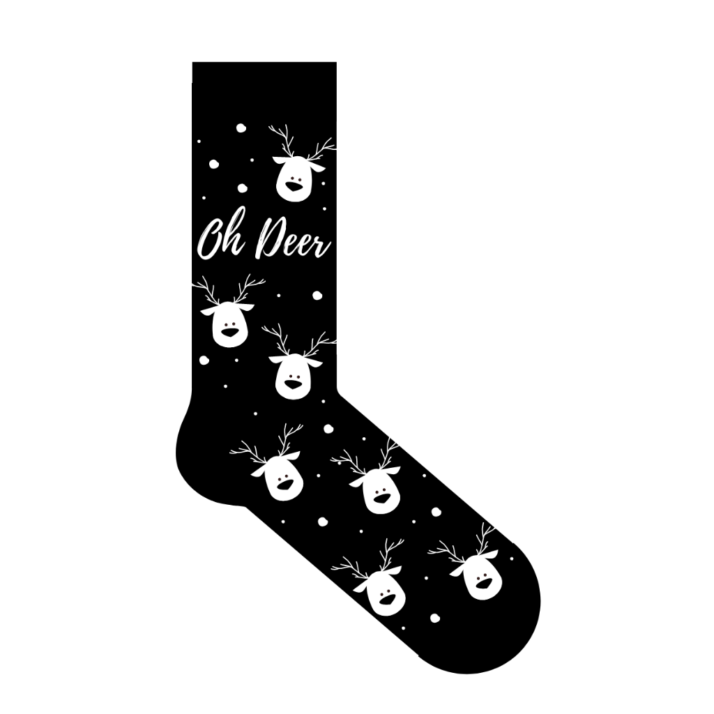 Sokken – Kerst - Oh Deer - Maat 40/45 | The Big Gifts
