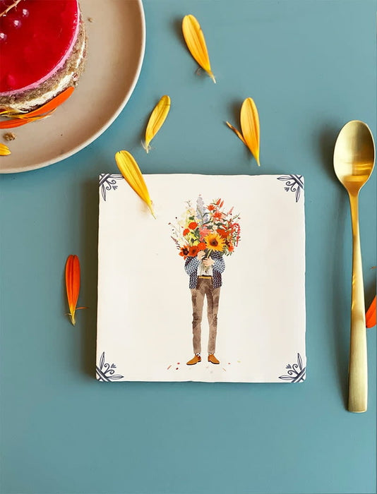 All you need is Flowers | Bloemen voor Jou | 10x10cm  | StoryTiles
