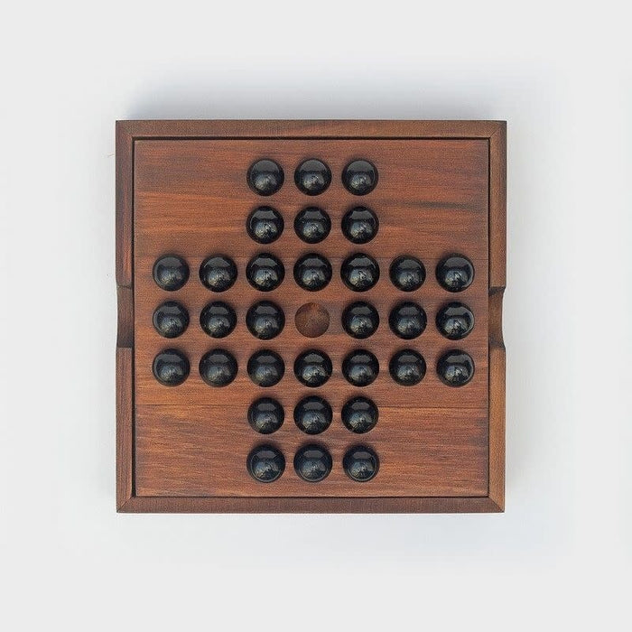 Solitaire-Spiel Deluxe aus Holz 