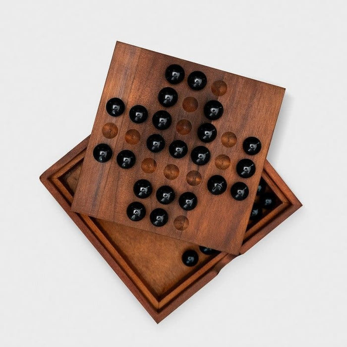 Solitaire-Spiel Deluxe aus Holz 