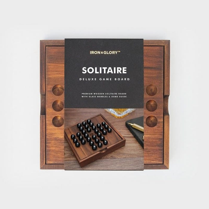 Wooden Solitaire Game Deluxe 