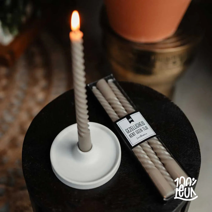 Swirl Candles Set 3 - Conviviality knows no time 