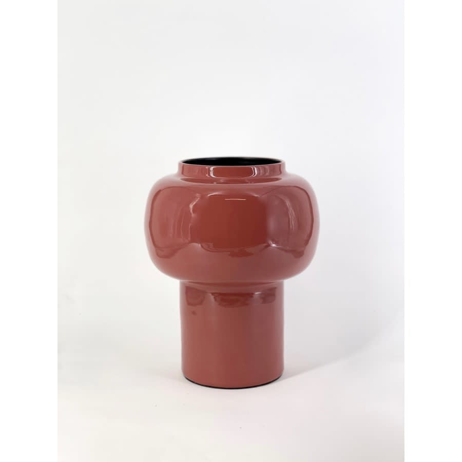 Vaas Enamel Stone-Red | DekoCandle