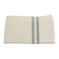 Theedoek katoen Ecru-Licht Grijs/Blauw - 45x65 cm - Bijzondercadeau.nl