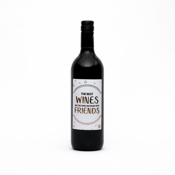 Weinrot „Der beste Wein ... mit Freunden trinken“