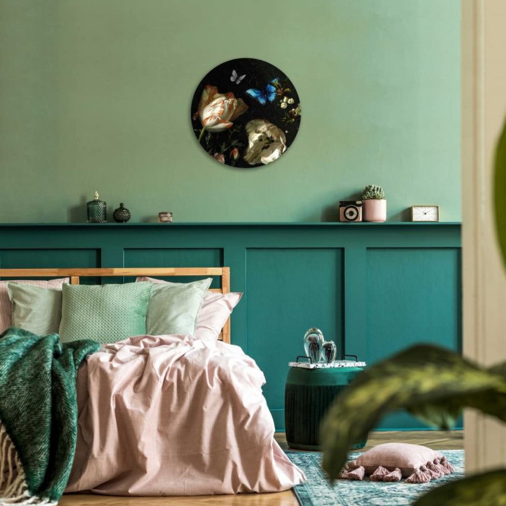 Wandcirkel Boomblauwtje | Heinen Delfts Blauw