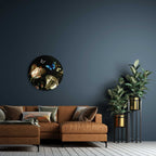 Wandcirkel Boomblauwtje | Heinen Delfts Blauw