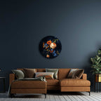 Wall circle Butterfly garden - Ø 60 cm