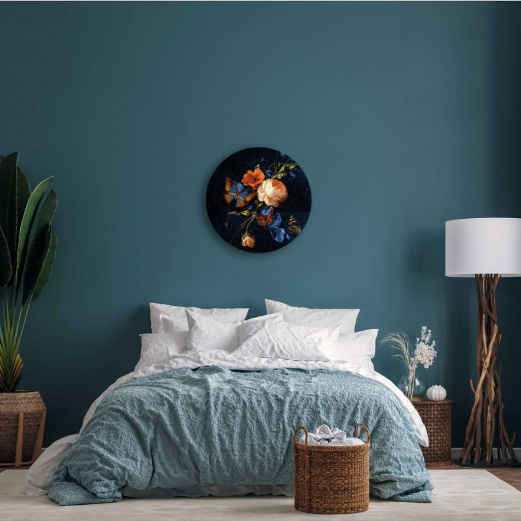 Wall circle Butterfly garden - Ø 60 cm