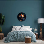 Wall circle Butterfly garden - Ø 60 cm
