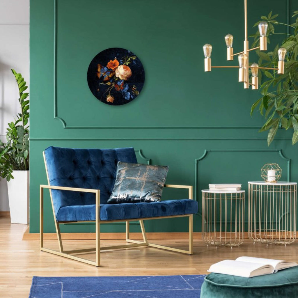 Wall circle Butterfly garden - Ø 60 cm