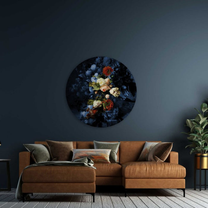 Wall circle Flower Splendor - Ø 100 cm