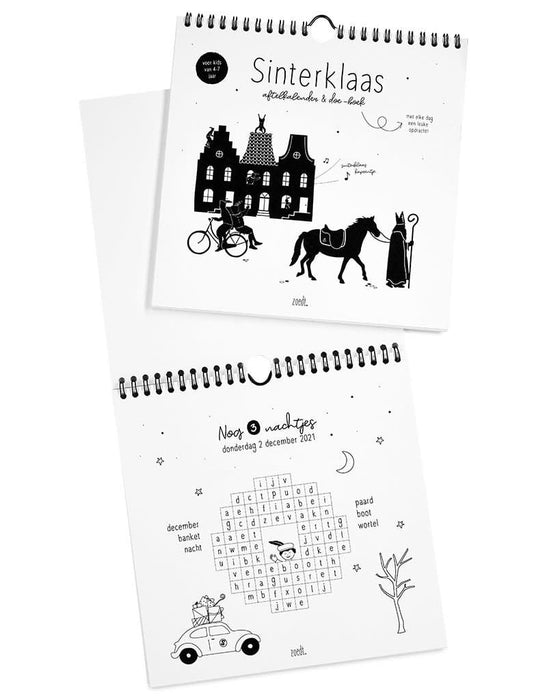 Countdown-Kalender und Aktivitätsbuch von Sinterklaas – 2021