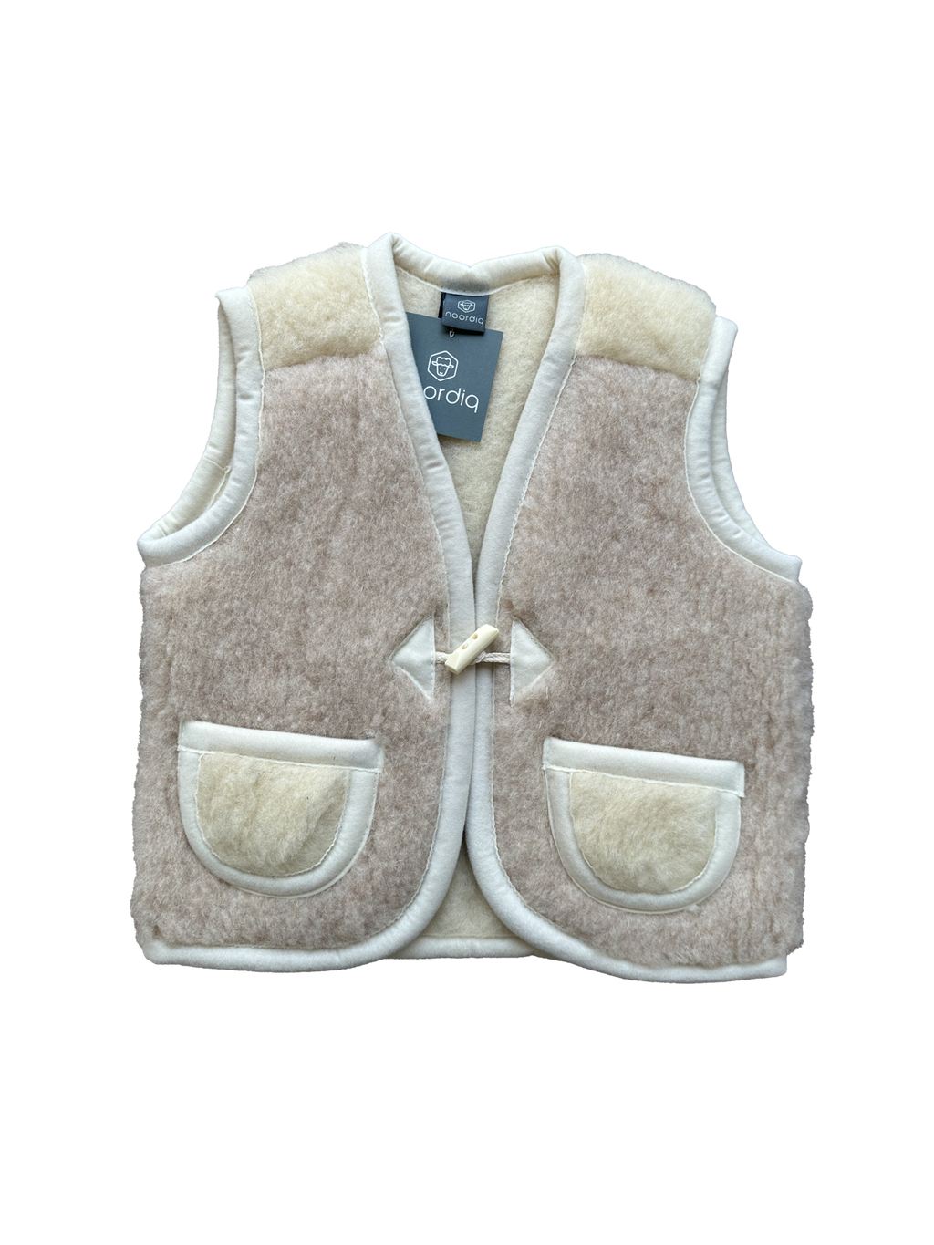Noordiq Bodywarmer Kids Beige/White