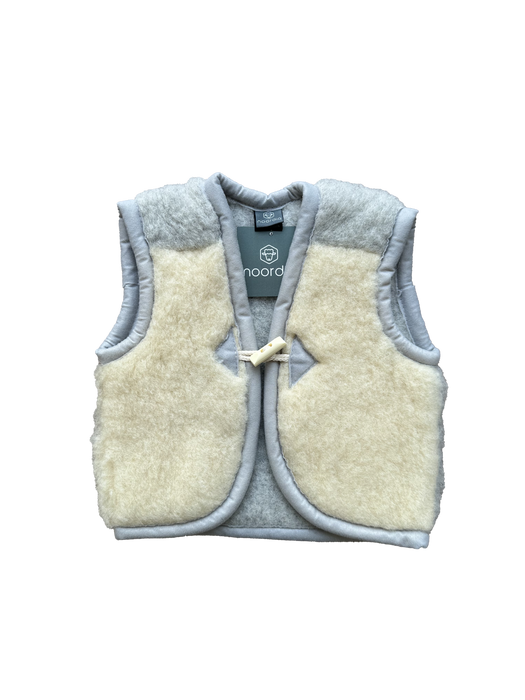 Noordiq Bodywarmer Kinder Beige/Weiß