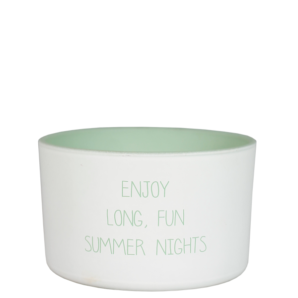 Outdoor candle - Enjoy long fun summer nights - Fragrance Bella Citronella 