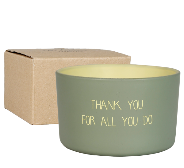 Buitenkaars - Thank you for all you do - Geur Bella Citronella