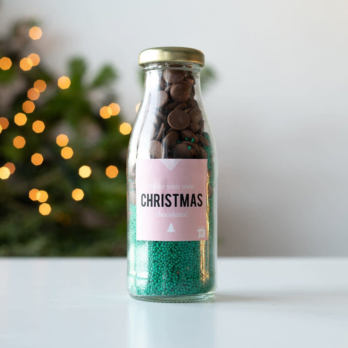 Make your own Christmas chocolates - in flesje