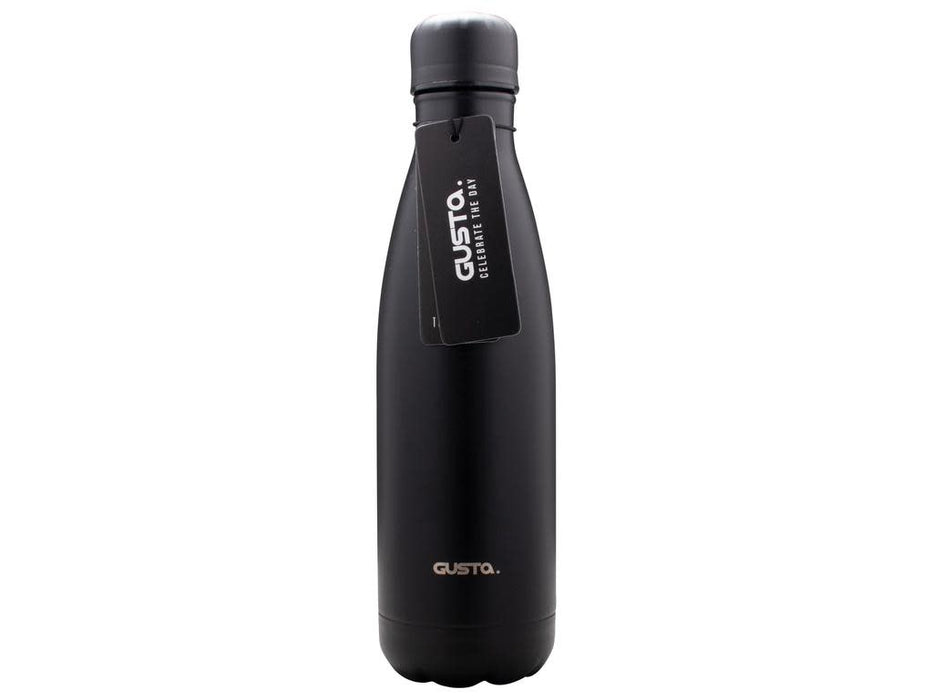 Insulated bottle / Drinking bottle - 0.5 liter - Black