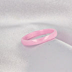 Ring ceramic pink - diamond ptr