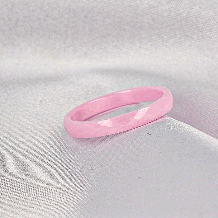 Ring keramisch roze - diamant ptr