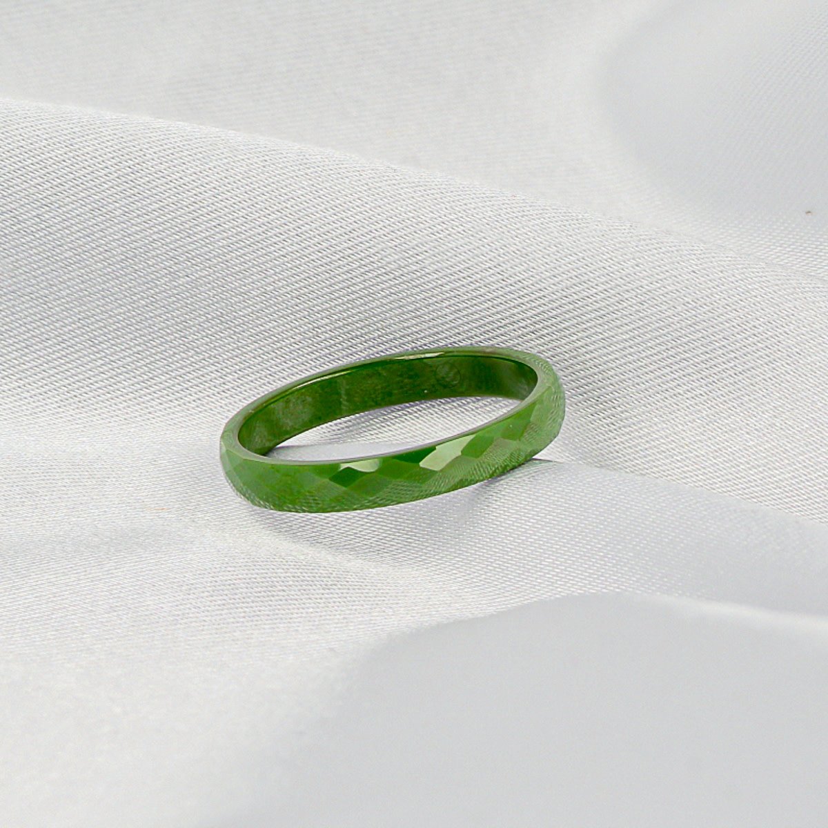 Ring Keramik grün - Diamant ptr