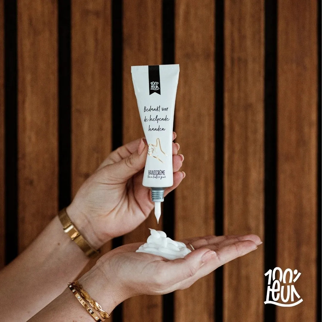 Hancrème Bedankt | 100% Leuk