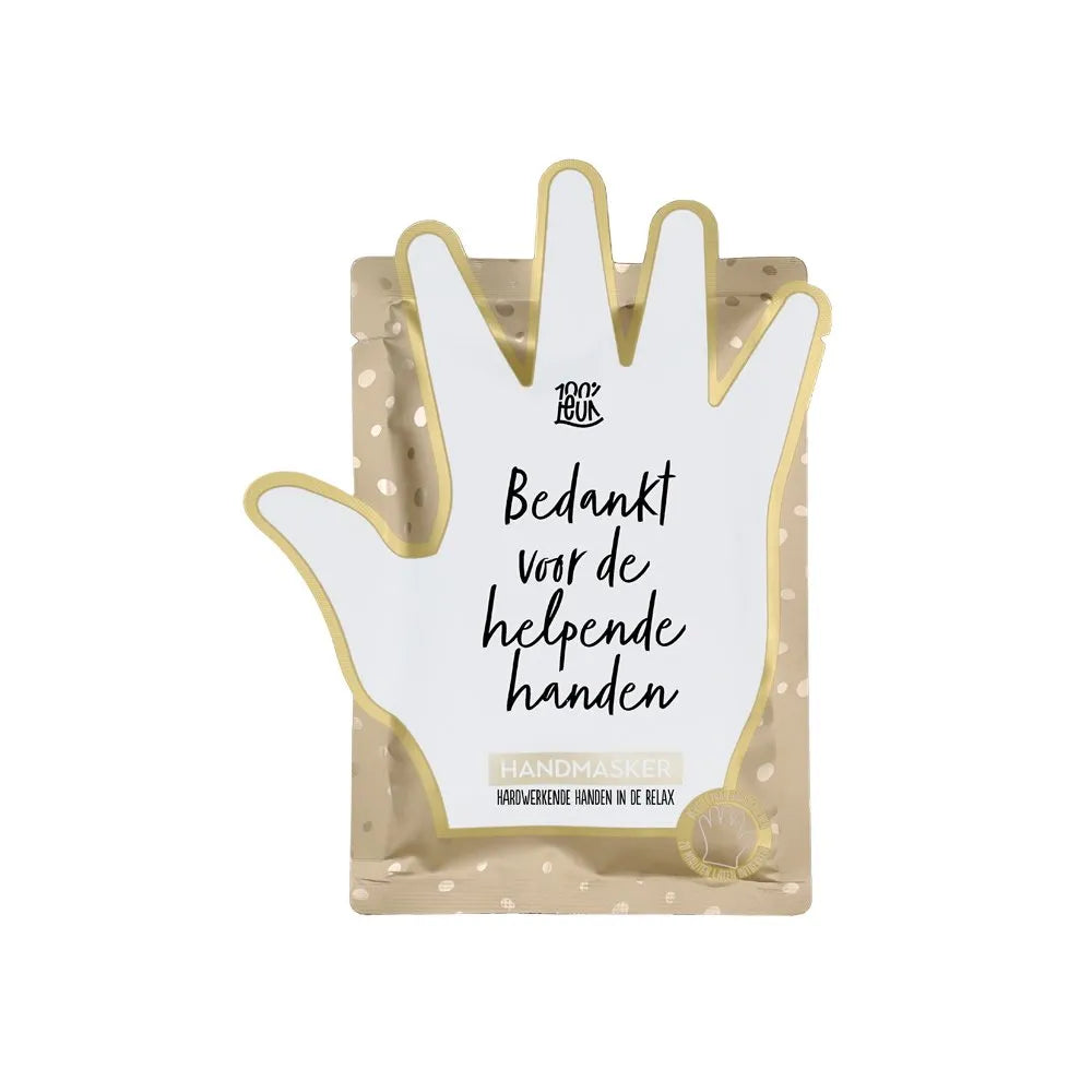 Handmasker – Bedankt | 100% Leuk