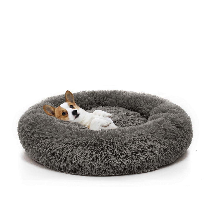 Dog bed - Olaf - Ø 80x15cm - Gray