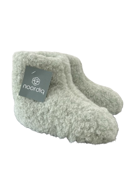 Norwegian Slippers - Children - Green-gray