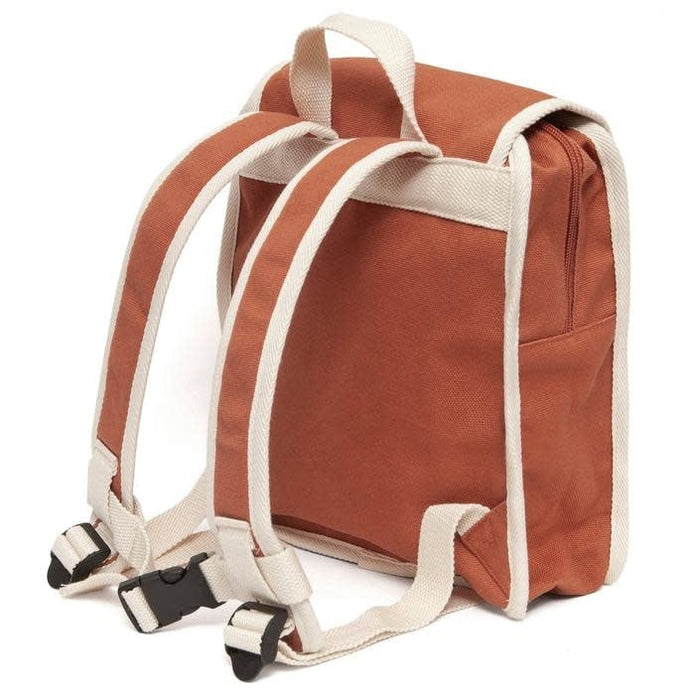 Recycled cotton backpack - Baked clay