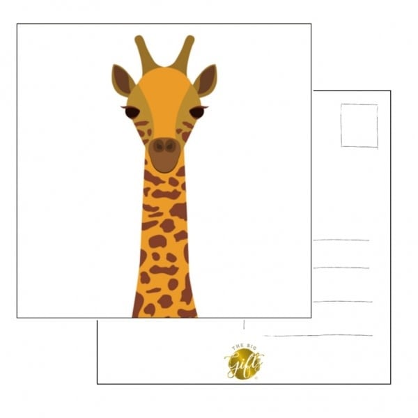Lebende Karte - Giraffe